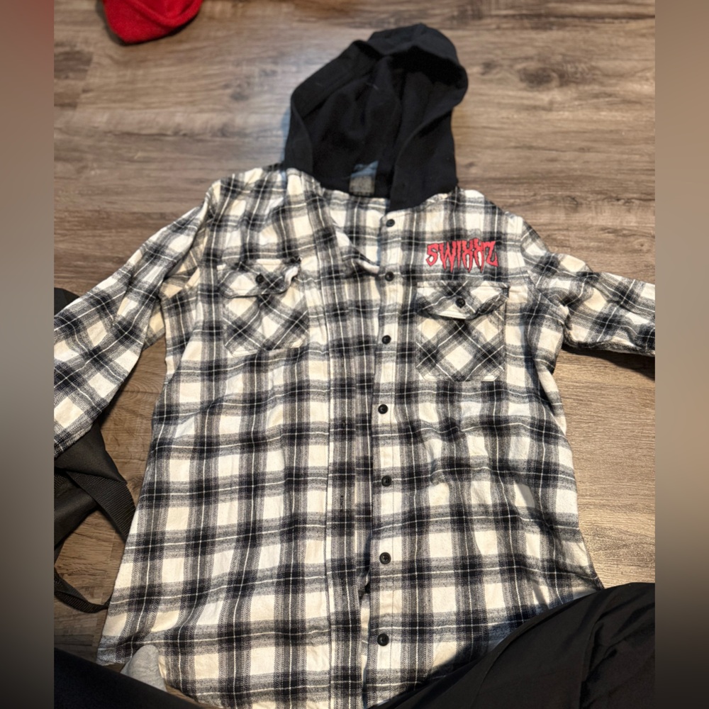 Zumiez Black and White Plaid Jacket